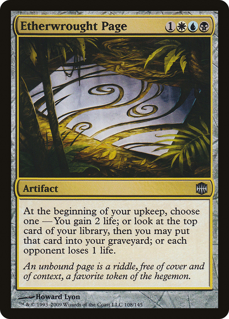 Image of Etherwrought Page [Alara Reborn]