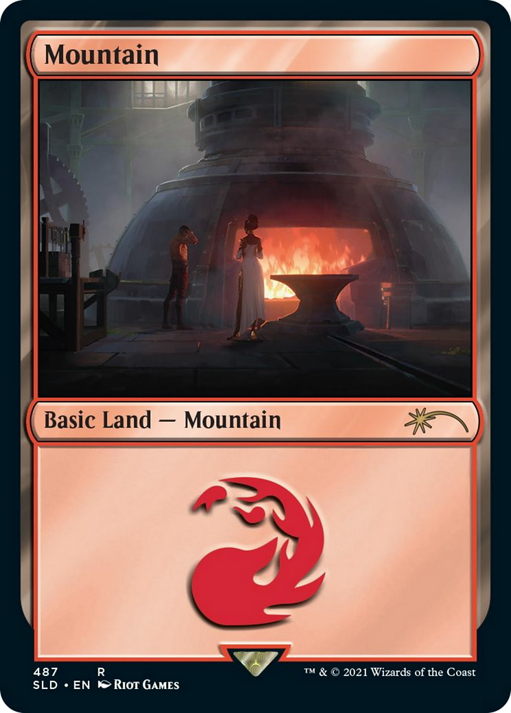 Image of Mountain (487) [Secret Lair Drop Series]