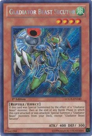 Image of Gladiator Beast Secutor [LCGX-EN240] Secret Rare