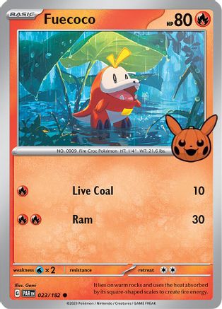 Image of Fuecoco (023/182) [Trick or Trade 2024]