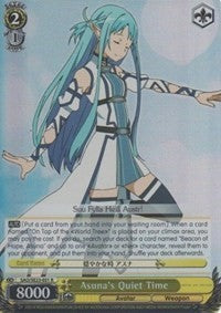 Image of Asuna's Quiet Time (SAO/SE23-E01 R) (Parallel Foil) [Sword Art Online II]