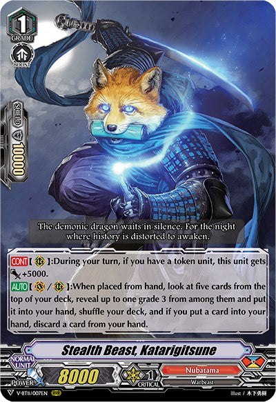 Image of Stealth Beast, Katarigitsune (V-BT11/007EN) [Storm of the Blue Cavalry]