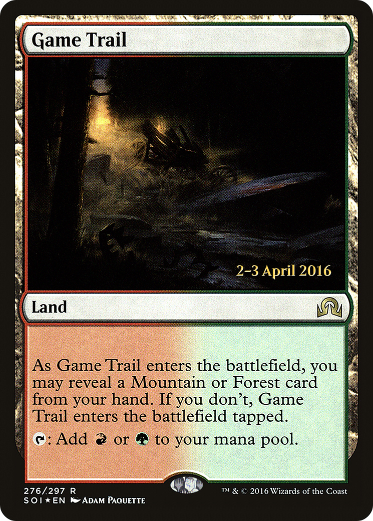 Image of Game Trail [Shadows over Innistrad Prerelease Promos]