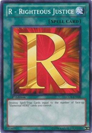 Image of R - Righteous Justice [LCGX-EN090] Common
