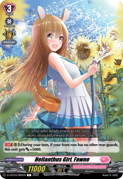 Image of Helianthus Girl, Fawne (D-LBT03/060EN) [Lyrical Monasterio: Summertime Memories!]
