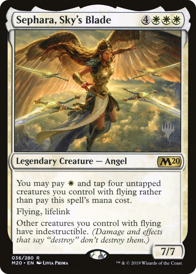 Image of Sephara, Sky's Blade (Promo Pack) [Core Set 2020 Promos]