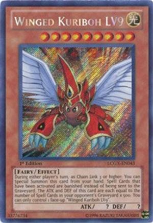 Image of Winged Kuriboh LV9 [LCGX-EN043] Secret Rare