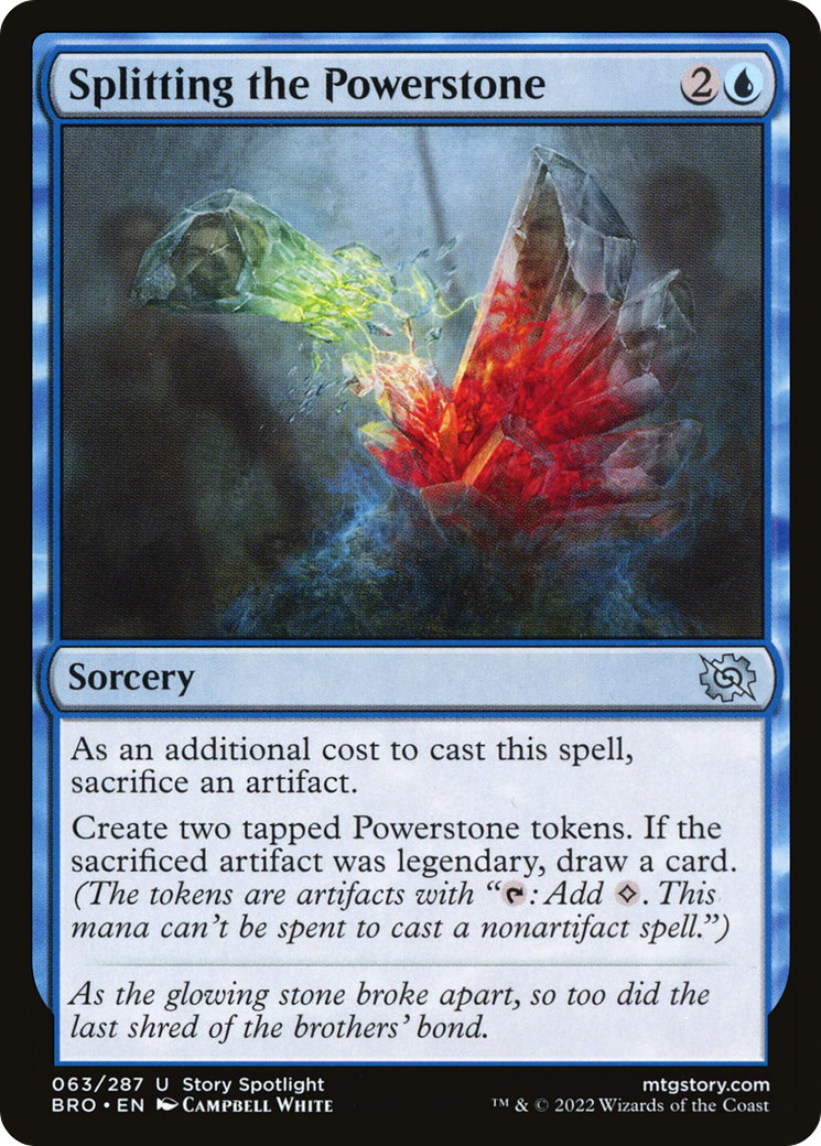 Image of Splitting the Powerstone [The Brothers' War]