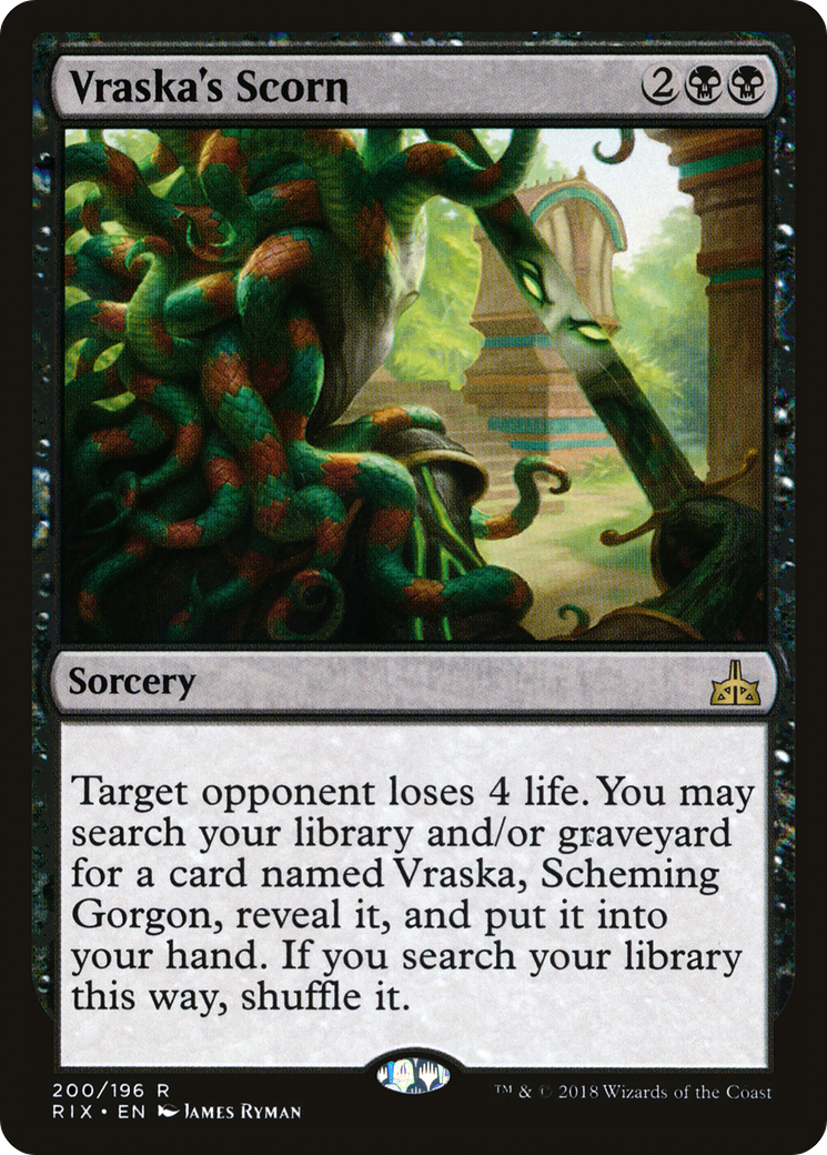 Image of Vraska's Scorn [Rivals of Ixalan]