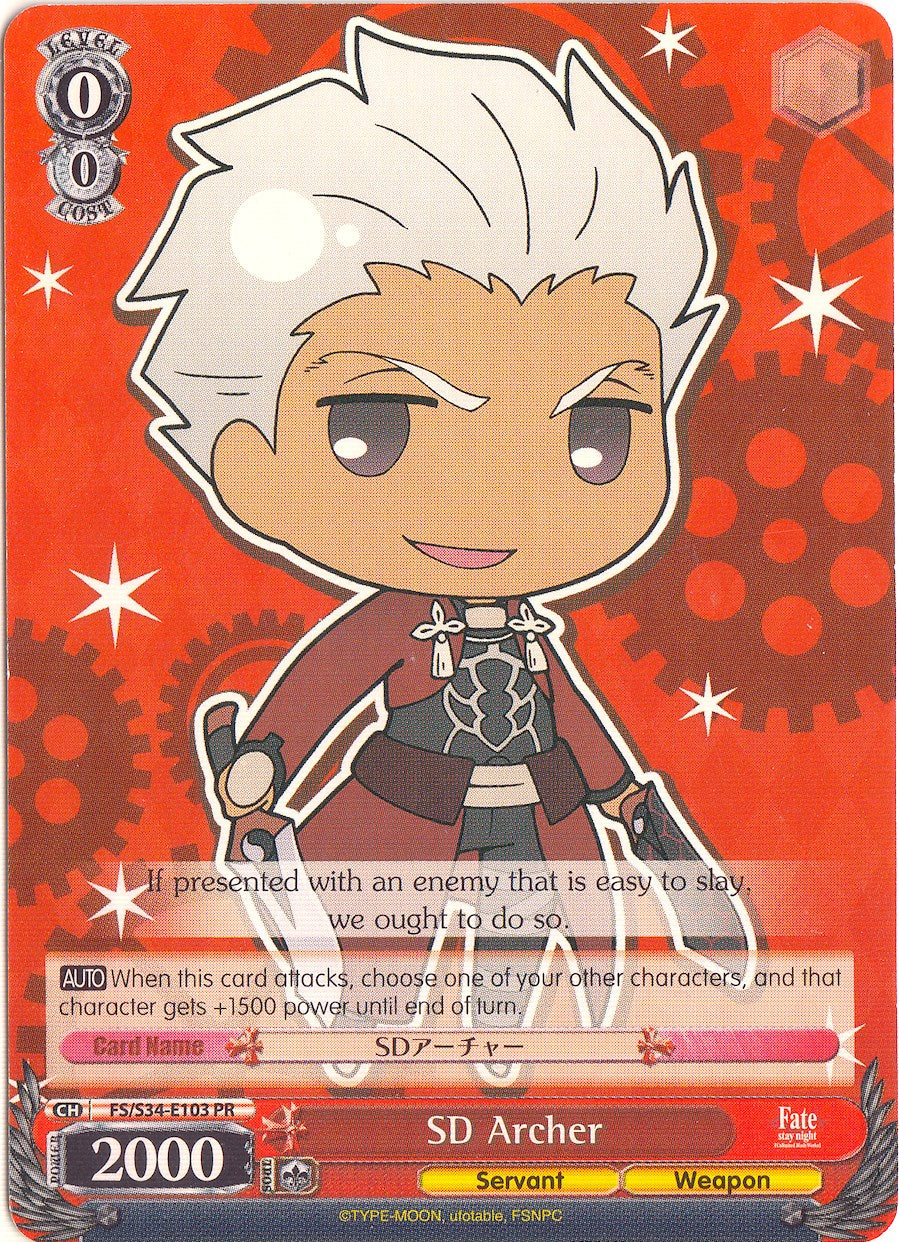 Image of SD Archer (FS/S34-E103 PR) (Promo) [Fate/Stay Night [Unlimited Blade Works]]