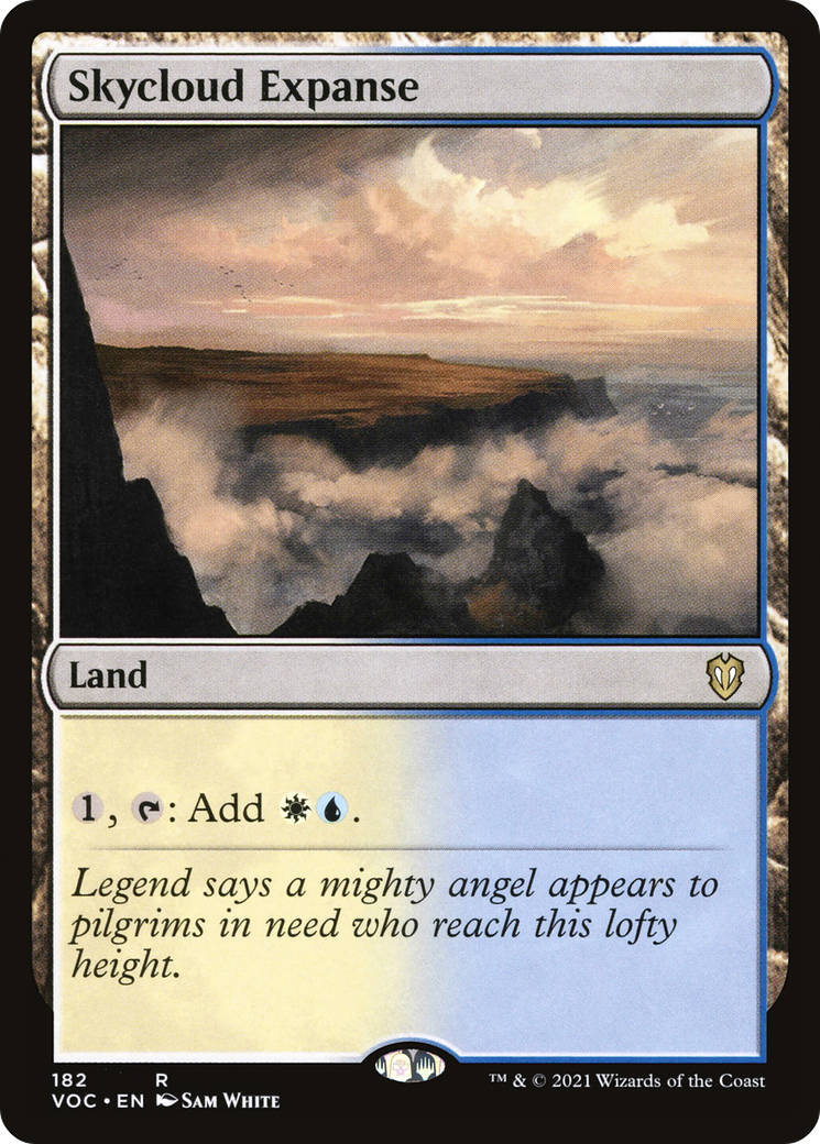 Image of Skycloud Expanse [Innistrad: Crimson Vow Commander]