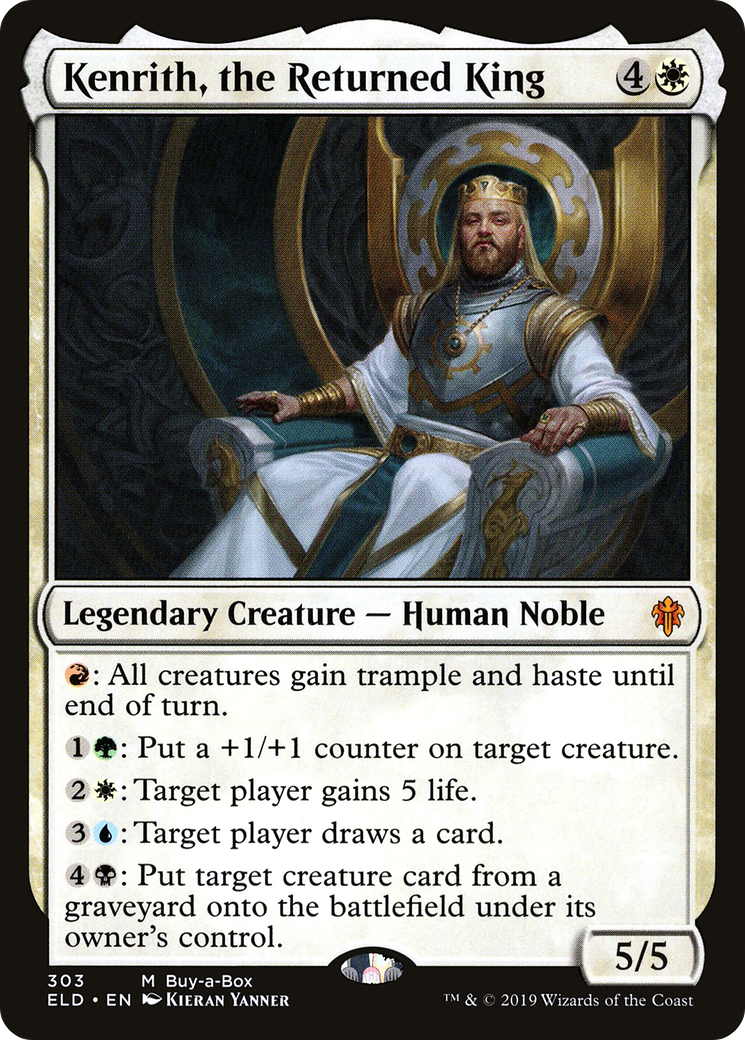Image of Kenrith, the Returned King (Buy-A-Box) [Throne of Eldraine Promos]