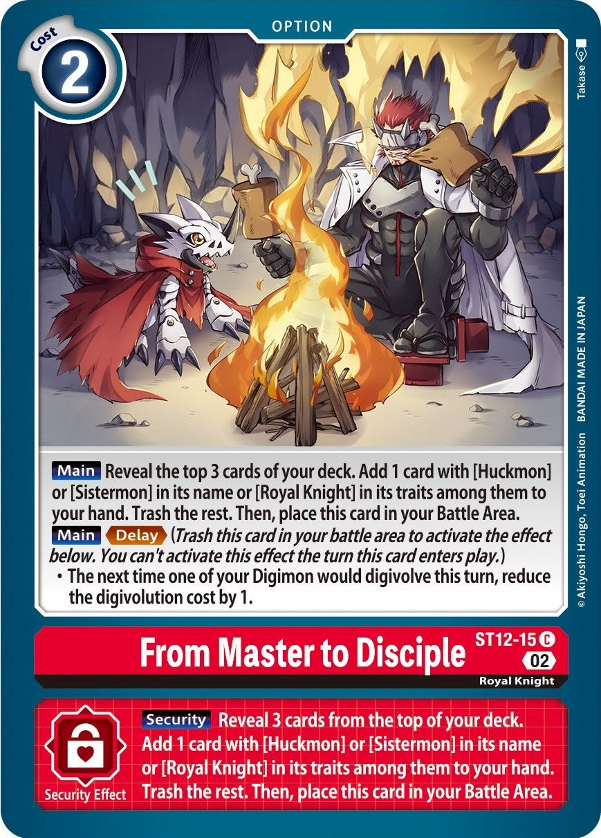 Image of From Master to Disciple [ST12-15] [Starter Deck: Jesmon]