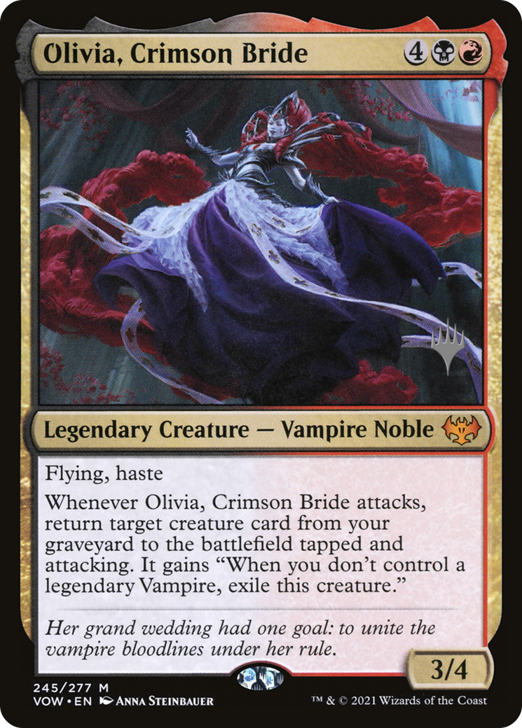 Image of Olivia, Crimson Bride (Promo Pack) [Innistrad: Crimson Vow Promos]