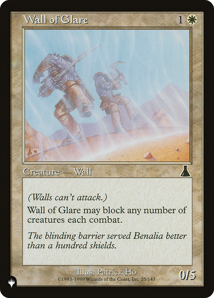 Image of Wall of Glare [The List]