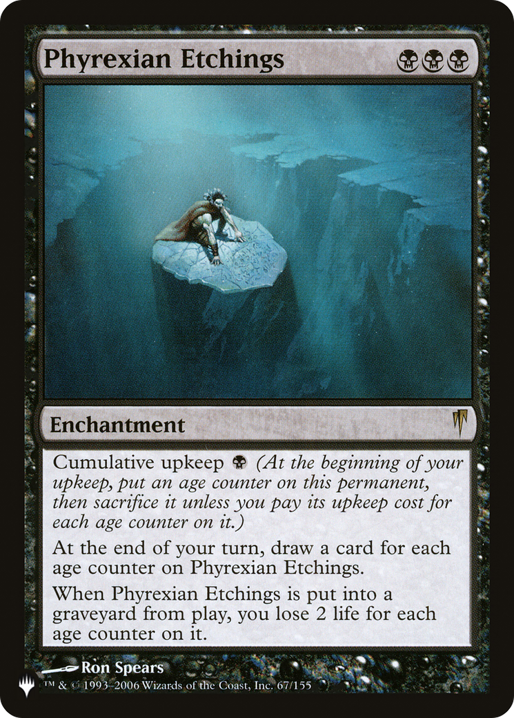 Image of Phyrexian Etchings [The List]