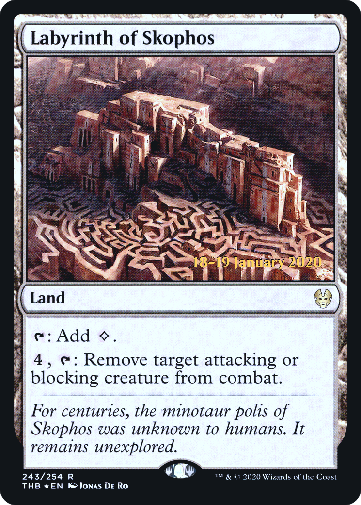 Image of Labyrinth of Skophos [Theros Beyond Death Prerelease Promos]