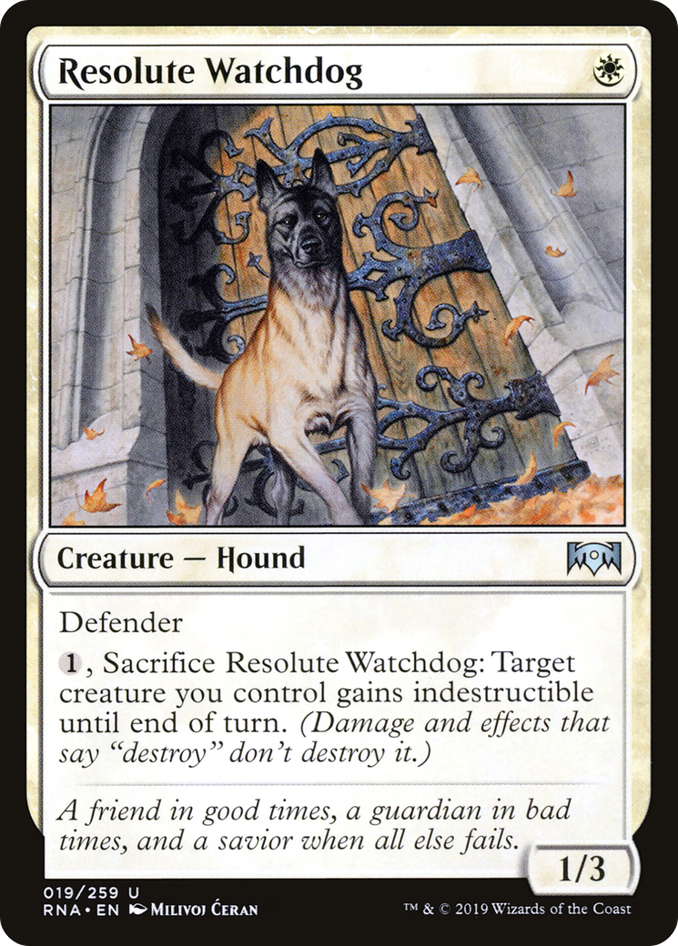 Image of Resolute Watchdog [Ravnica Allegiance]
