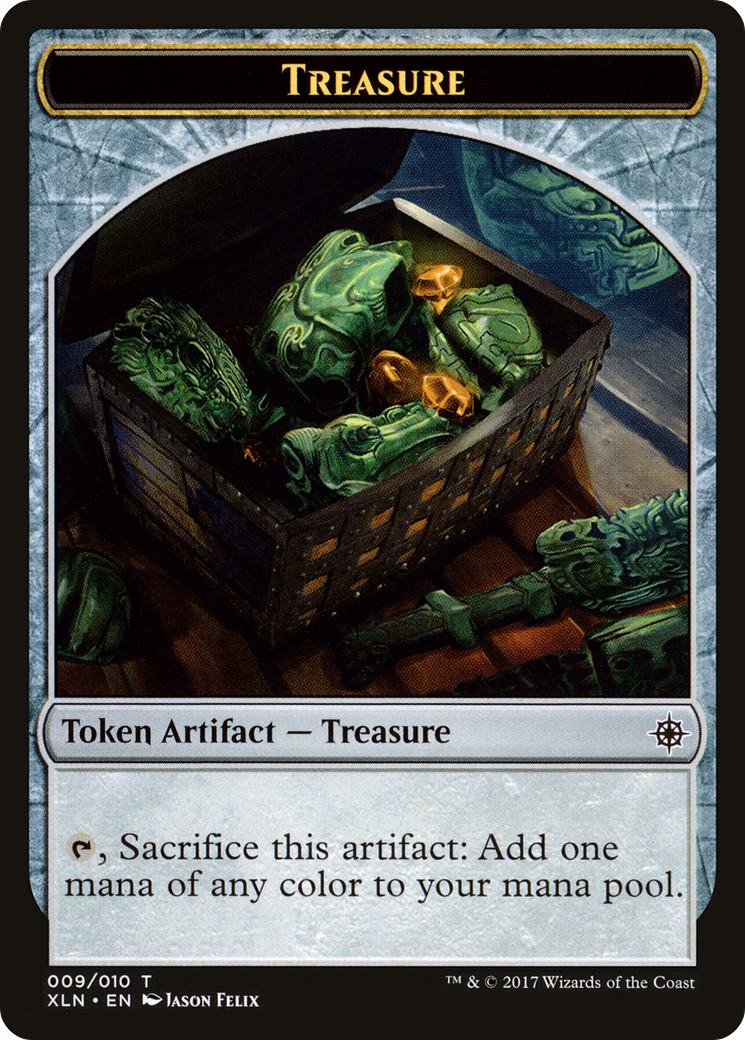 Image of Treasure Token (009) (XLN-009) - Ixalan Tokens Foil