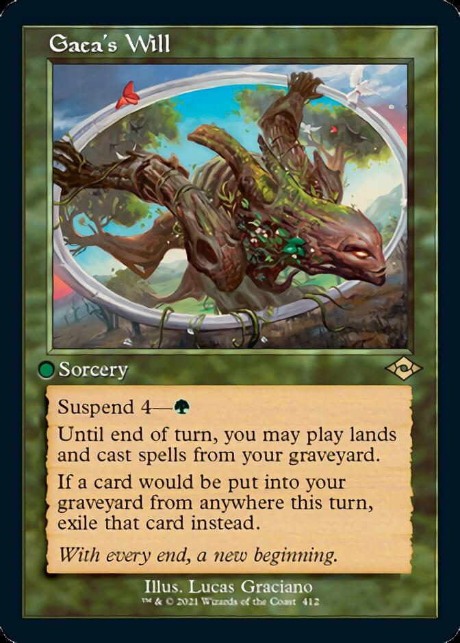 Image of Gaea's Will (Retro Foil Etched) [Modern Horizons 2]