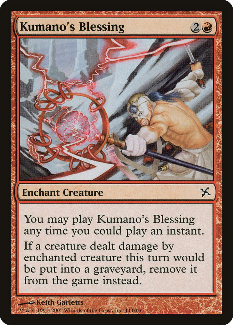 Image of Kumano's Blessing [Betrayers of Kamigawa]