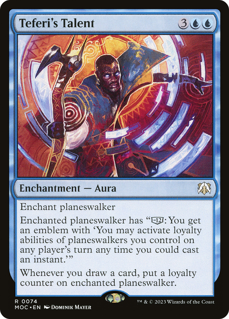 Image of Teferi's Talent [March of the Machine Commander]