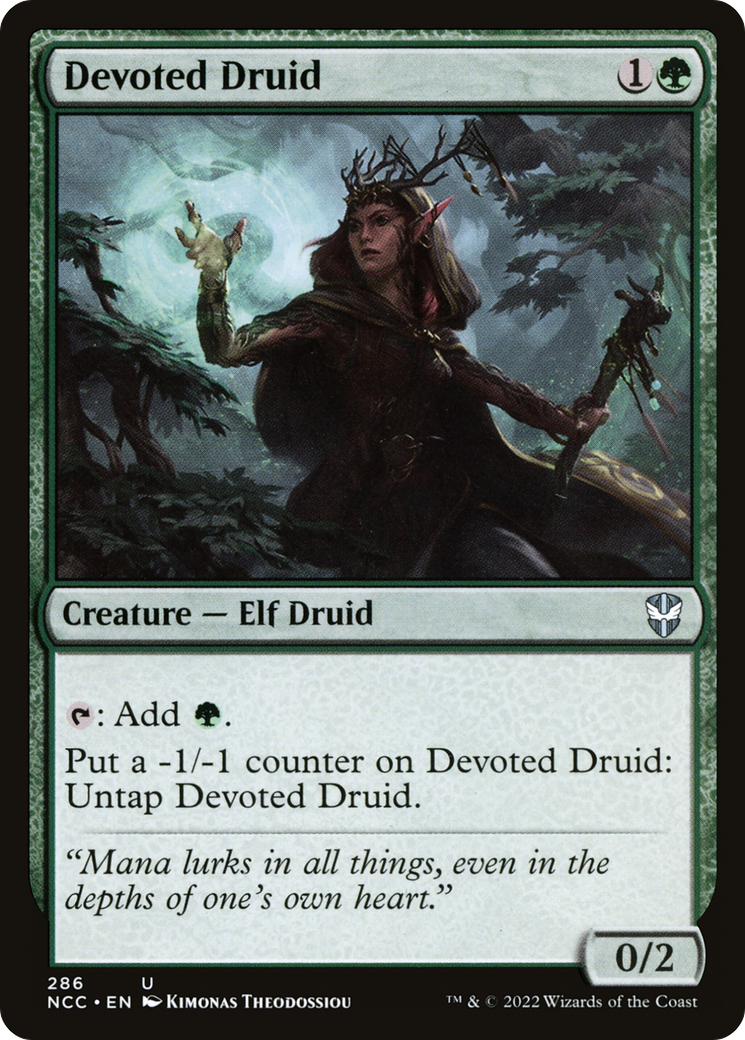 Image of Devoted Druid [Streets of New Capenna Commander]