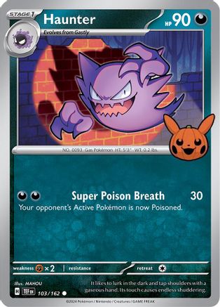Image of Haunter (103/162) [Trick or Trade 2024]