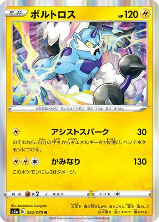 Image of Thundurus (022/070) - S5a Peerless Fighters Holofoil