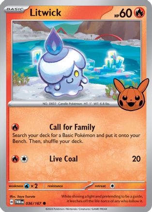 Image of Litwick (036/167) [Trick or Trade]