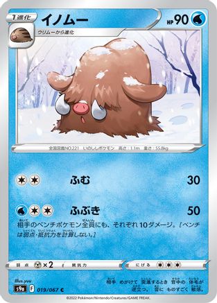 Image of Piloswine (019/067) - S9a Battle Region