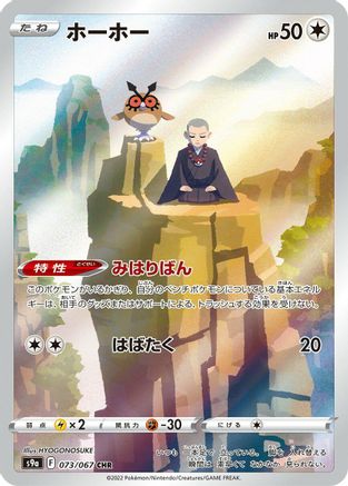 Image of Hoothoot - 073/067 (073/067) - S9a Battle Region Holofoil