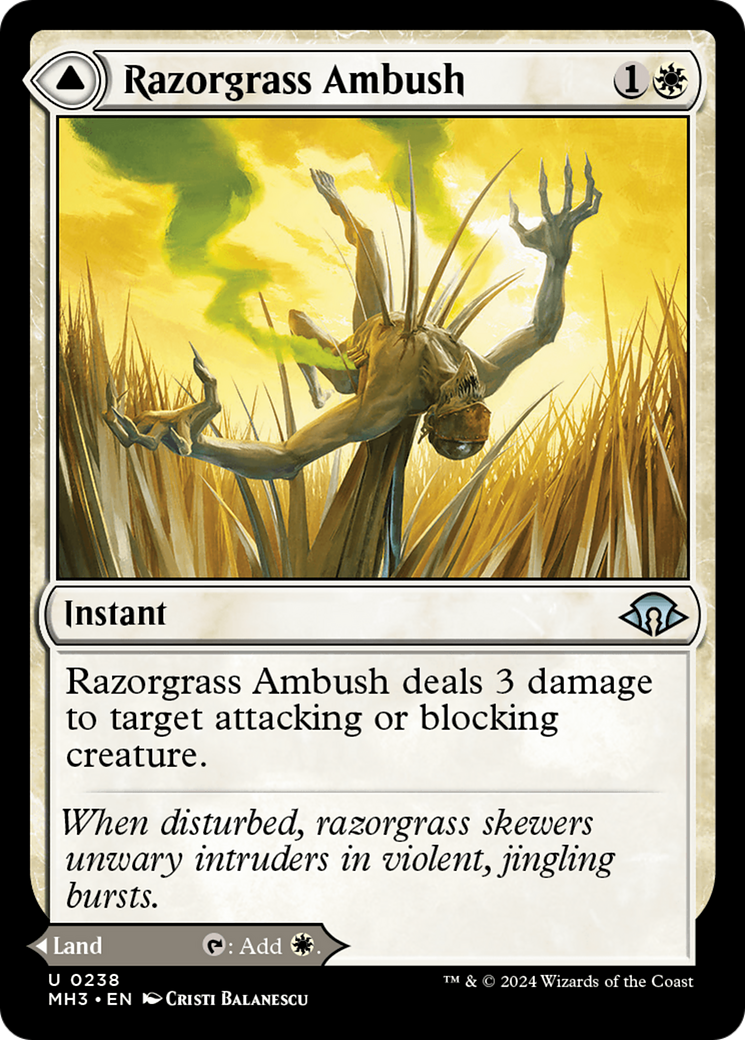 Image of Razorgrass Ambush // Razorgrass Field [Modern Horizons 3]