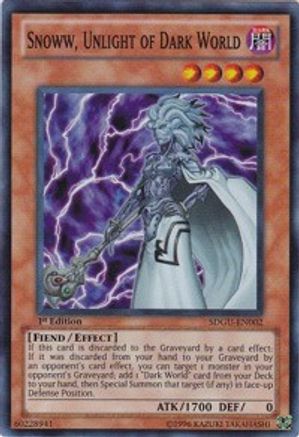 Image of Snoww, Unlight of Dark World [SDGU-EN002] Super Rare