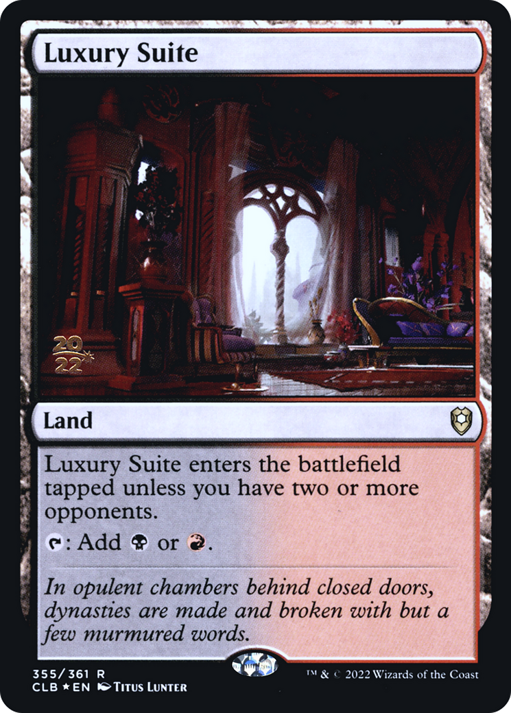 Image of Luxury Suite [Commander Legends: Battle for Baldur's Gate Prerelease Promos]