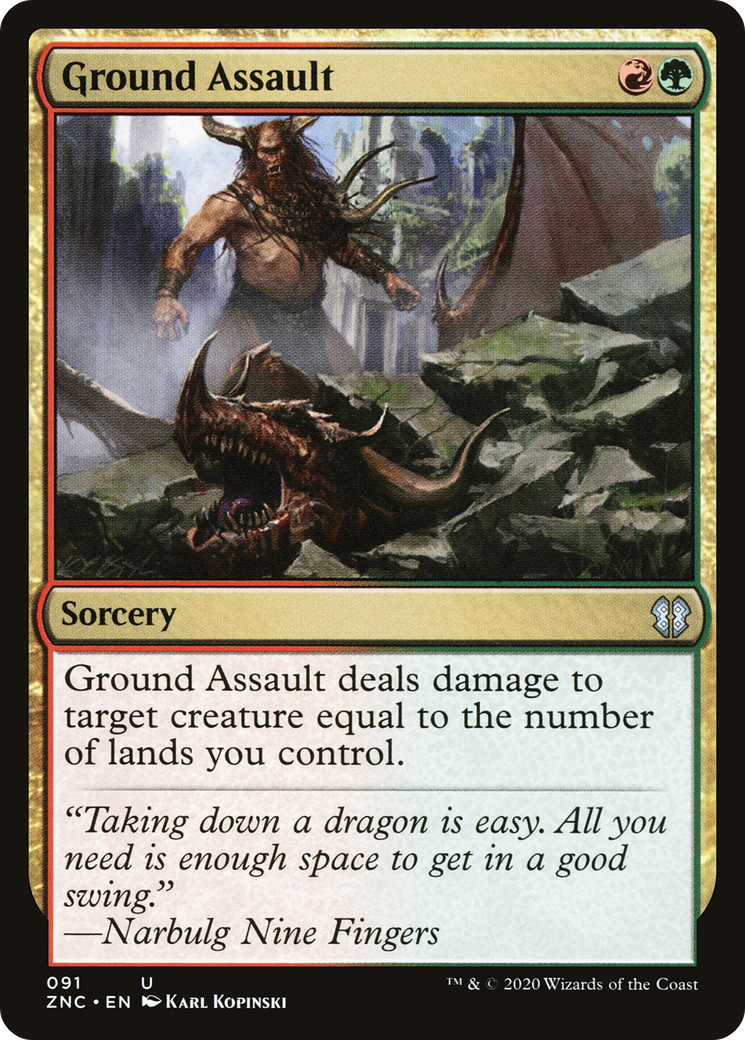 Image of Ground Assault [Zendikar Rising Commander]