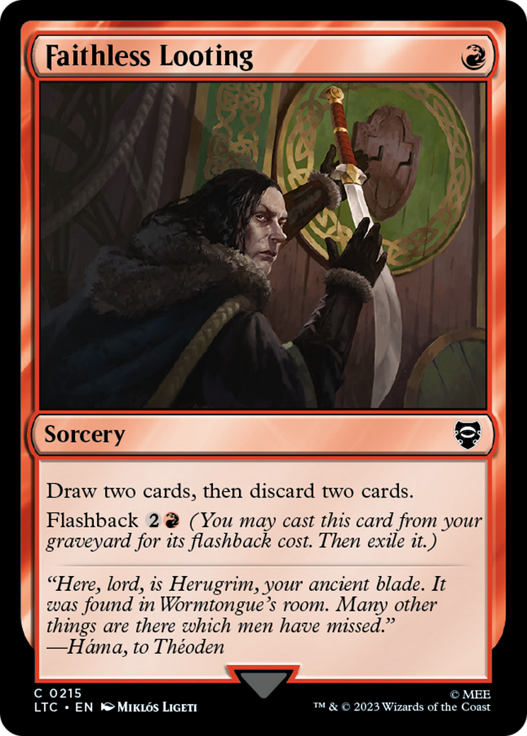 Image of Faithless Looting [The Lord of the Rings: Tales of Middle-Earth Commander]
