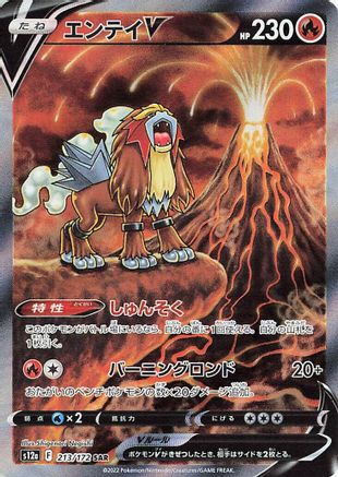 Image of Entei V - 213/172 (213/172) - S12a VSTAR Universe Holofoil