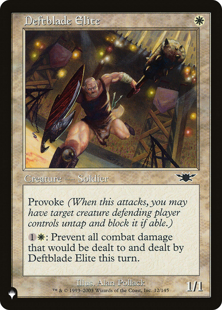 Image of Deftblade Elite [The List]