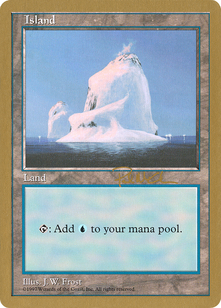 Image of Island (pm437) (Paul McCabe) [World Championship Decks 1997]