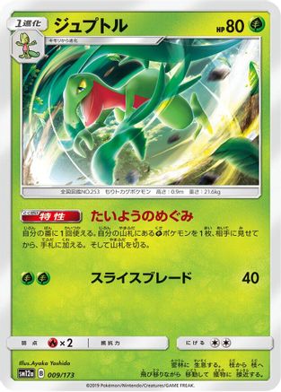 Image of Grovyle (009/173) - SM12a TAG TEAM GX Tag All Stars