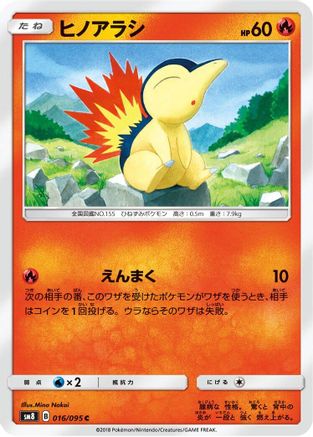 Image of Cyndaquil - 016/095 (016/095) - SM8 SuperBurst Impact