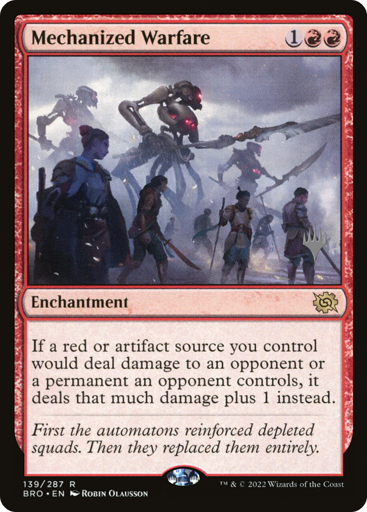 Image of Mechanized Warfare (Promo Pack) [The Brothers' War Promos]