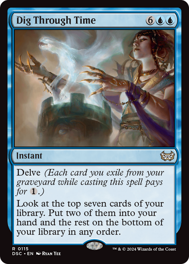 Image of Dig Through Time [Duskmourn: House of Horror Commander]