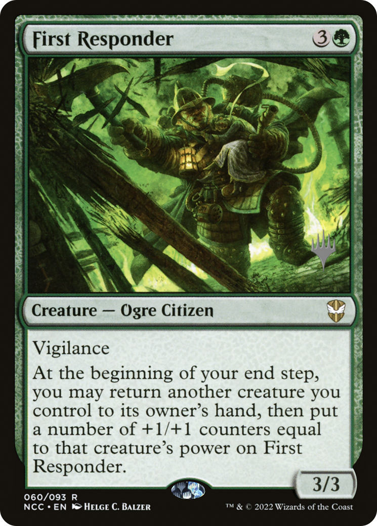 Image of First Responder (Promo Pack) [Streets of New Capenna Commander Promos]