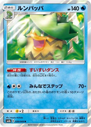 Image of Ludicolo (020/066) - SM6b Champion Road Holofoil