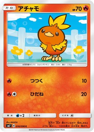 Image of Torchic - 016/096 (016/096) - SM7 SkySplitting Charisma