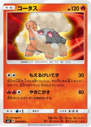Image of Torkoal (019/096) - SM7 SkySplitting Charisma