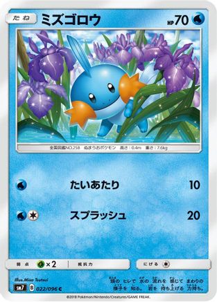 Image of Mudkip - 022/096 (022/096) - SM7 SkySplitting Charisma
