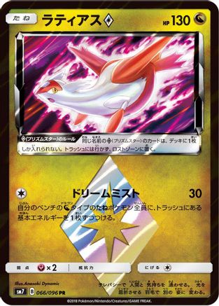 Image of Latias Prism Star (066/096) - SM7 SkySplitting Charisma Holofoil